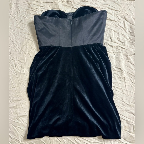 Juicy Couture Strapless Dress with Built-In Corset in Black - Picture 2 of 14